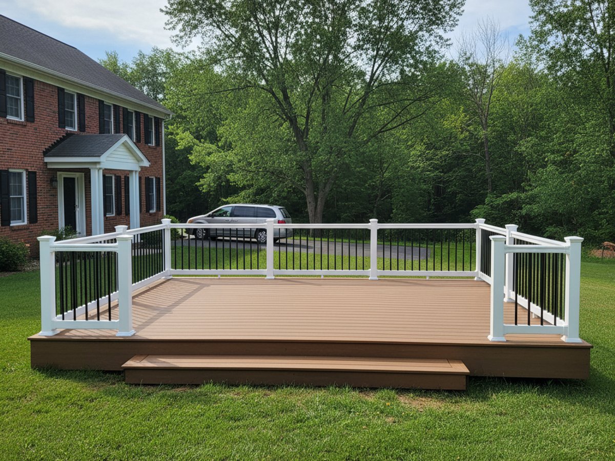 Screened-In Porch Building completed by Majestic Deck Solutions in Mount Horeb, WI